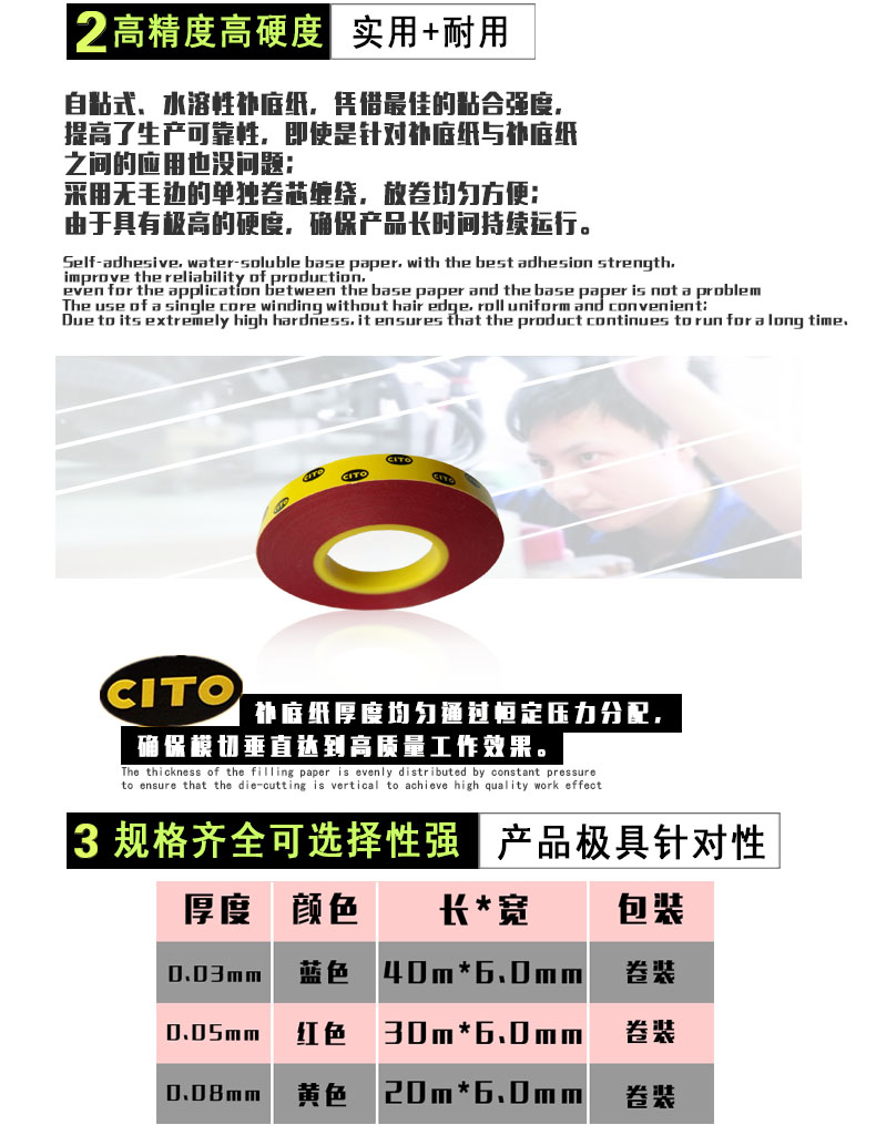 補(bǔ)底紙規(guī)格
